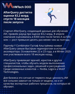 AfterQuery procenjen na 3,2 milijarde dolara posle pet meseci