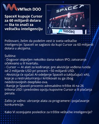SpaceX buys Cursor for $60B — what it means for AI