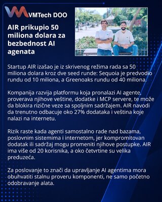 AIR привлекла $50 млн на контроль инструментов для AI-агентов