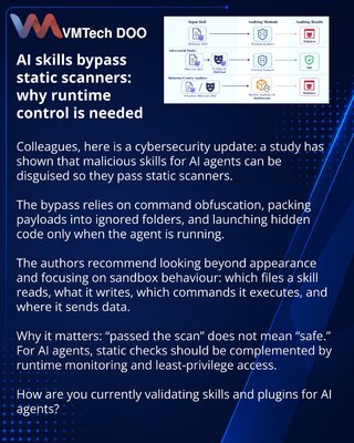 AI skills bypass static scanners: why runtime control is needed