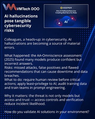 AI-галлюцинации создают реальные риски для кибербезопасности