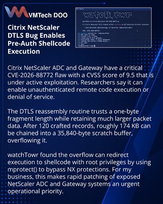 CVE-2026-88772 в Citrix NetScaler ведёт к RCE без аутентификации