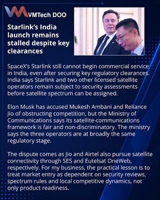 Маск обвинил Амбани в задержке запуска Starlink в Индии