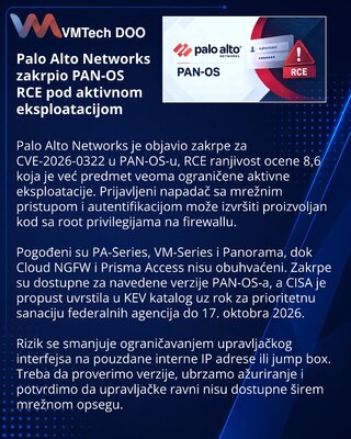 Palo Alto Networks patches exploited PAN-OS management RCE
