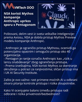 NSA Uses Anthropic’s Mythos Model Despite Dispute with the Pentagon