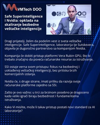 Safe Superintelligence i Nvidia: opklada na skaliranje bezbedne veštačke inteligencije