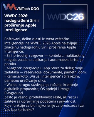 WWDC 2026: обновлённый Siri и масштаб Apple Intelligence