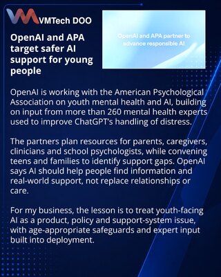 OpenAI and APA Begin Youth Mental Health AI Collaboration