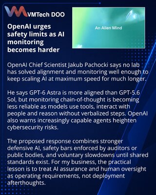 OpenAI Calls for Safety Bars as AI Capability Monitoring Erodes