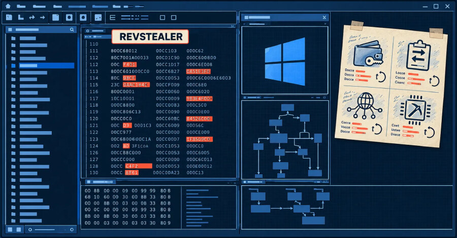 Četiri REVSTEALER modula ostavljaju trajni rizik na Windows sistemima