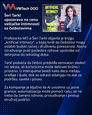 Профессор MIT Шерри Тёркл предупредила о рисках близости с чат-ботами