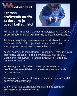 Zabrana društvenih mreža za decu: ko je uveo i koji su rizici