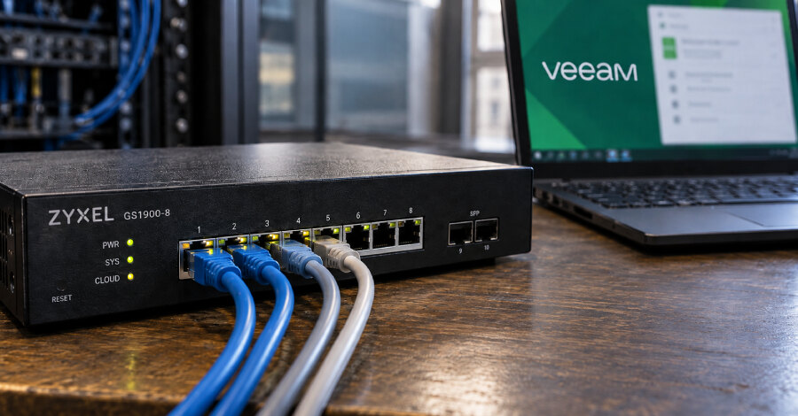 CISA adds exploited Zyxel GS1900 flaw to KEV as Veeam bug raises SYSTEM risk