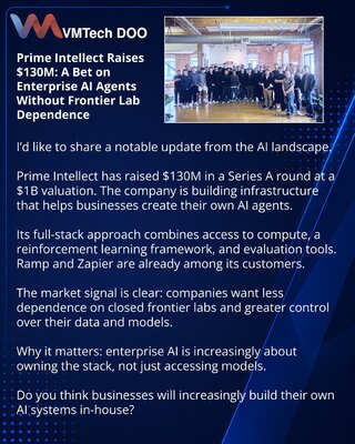 Prime Intellect привлекла $130M: ставка на enterprise AI-агентов без зависимости от frontier labs