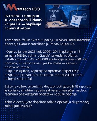 INTERPOL и Group‑IB вывели из строя PhaaS Sniper Dz — арест администратора