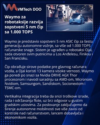 Waymo Details 5 nm ASIC Behind Its Sixth-Generation Robotaxi System