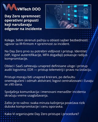 Day Zero Readiness: операционные пробелы, ломающие реакцию на инциденты