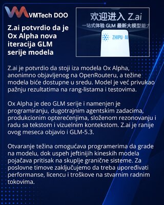 Z.ai Identified as Creator of Open-Weight Ox Alpha Model