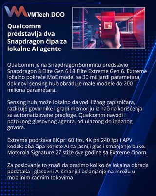 Qualcomm introduces Snapdragon 8 Elite Gen 6 smartphone chips