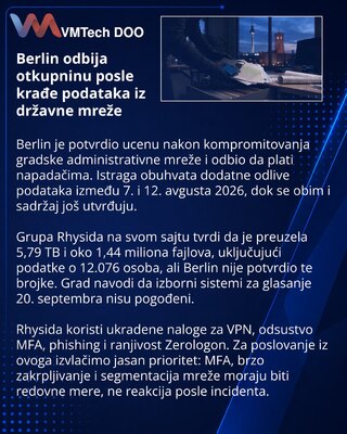 Berlin rejects extortion demand after state network breach