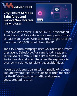 Reco Links Salesforce and ServiceNow Scraping to One Server