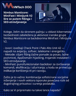 Nimbus Manticore: MiniFast i MiniJunk V2 šire se putem fišinga i SEO-otrovljavanja