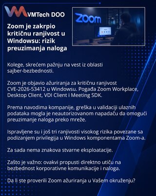 Zoom закрыл критическую уязвимость в Windows: риск захвата аккаунта