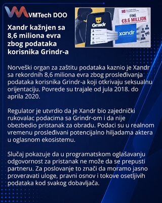 Norveška izrekla Xandr-u kaznu od 8,6 miliona evra