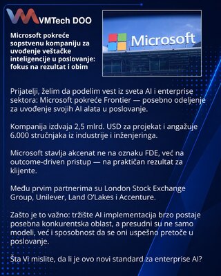 Microsoft launches a dedicated company to bring AI into business: focus on outcomes and scale