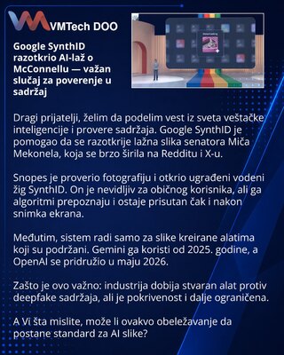 Google SynthID helped expose AI-generated falsehood about McConnell — a key case for content trust