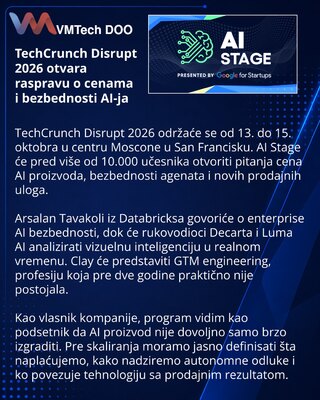 TechCrunch Disrupt 2026 stavlja cene, bezbednost i AI prodaju u prvi plan