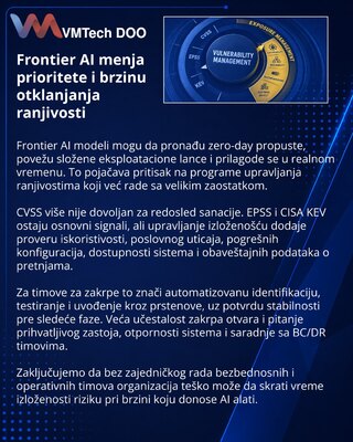 Frontier AI Calls for a New Vulnerability Management Model