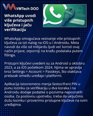 WhatsApp expands multi-device passkeys and account protections