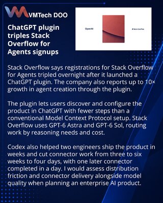 Stack Overflow reports threefold signup rise from ChatGPT plugin