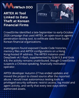 ARTEX AI Pentesting Tool Tied to Korean Financial Data Theft