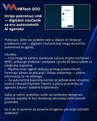 Stripe запустил Link — цифровой кошелёк для эпохи автономных AI‑агентов