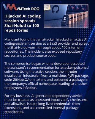 Mandiant Details AI Coding Session Hijack and Shai-Hulud Spread