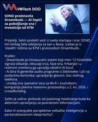 SOND вывела Dreambuds — ИИ-беруши для улучшения сна и $7M инвестиций