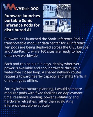 Runware представила переносной дата-центр Sonic Inference Pod для ИИ