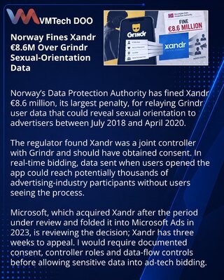 Norveška izrekla Xandr-u kaznu od 8,6 miliona evra
