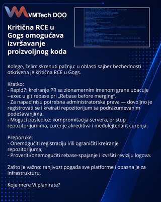 Kritična RCE u Gogs omogućava izvršavanje proizvoljnog koda