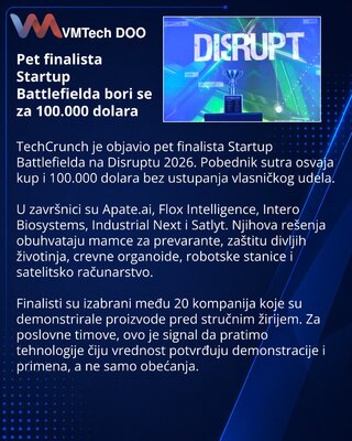 Five startups reach the Startup Battlefield final at Disrupt 2026