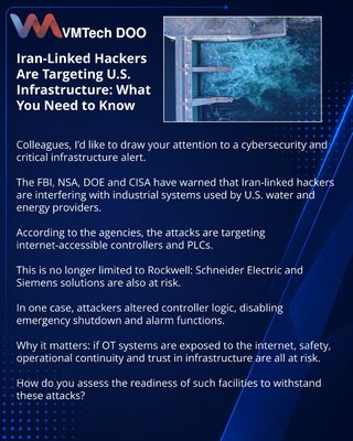 Iran-Linked Hackers Are Targeting U.S. Infrastructure: What You Need to Know
