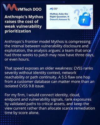 Mythos puts vulnerability prioritization under tighter time pressure
