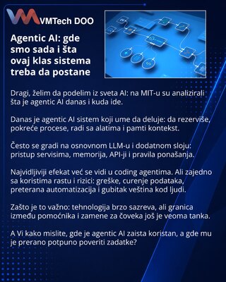 Agentic AI: where we are now and what this class of systems should become