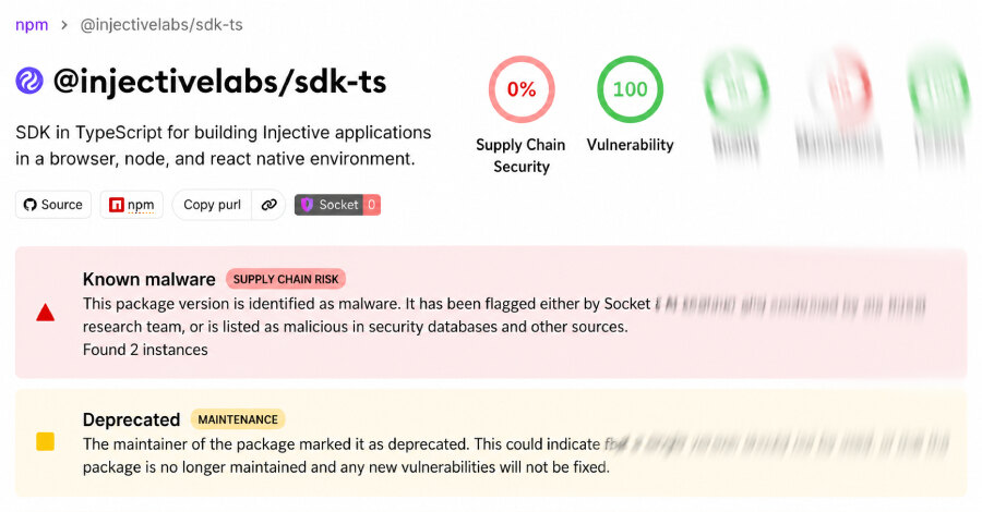 Kompromitacija GitHub-a Injective Labs dovela do zamene npm paketa i rizika od krađe ključeva novčanika