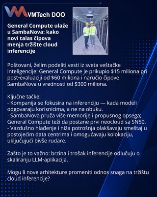 General Compute Bets on SambaNova: How a New Wave of Chips Is Reshaping the Inference Cloud Market