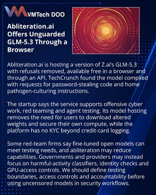Abliteration.ai открыла доступ к GLM-5.3 без защитных ограничений