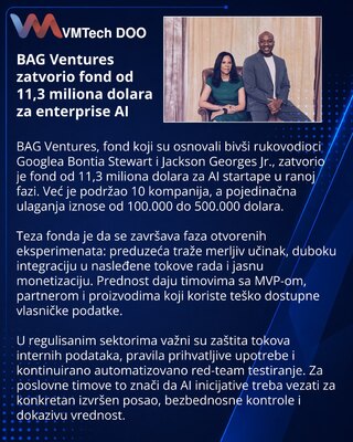 BAG Ventures raises $11.3M for enterprise-focused AI startups