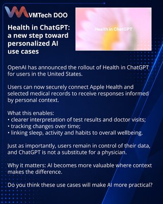 Health в ChatGPT: новый шаг к персональным ИИ-сценариям